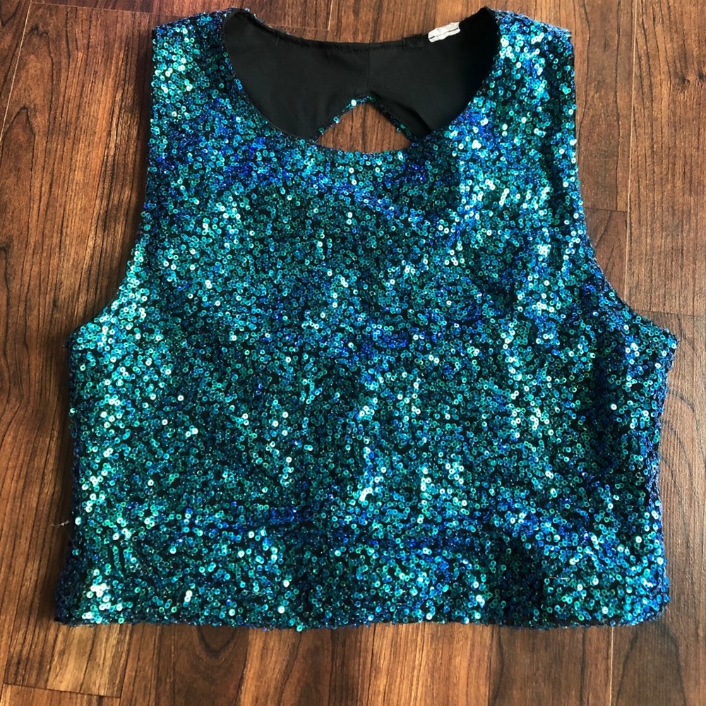 Mermaid sequin top